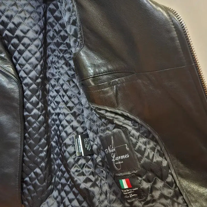 [BUNJANG] Noir Larmes Black Label BR8-4 Leather Jacket / 95 M ~ 100 L) 느와르 라르메스 블랙라벨 BR8-4