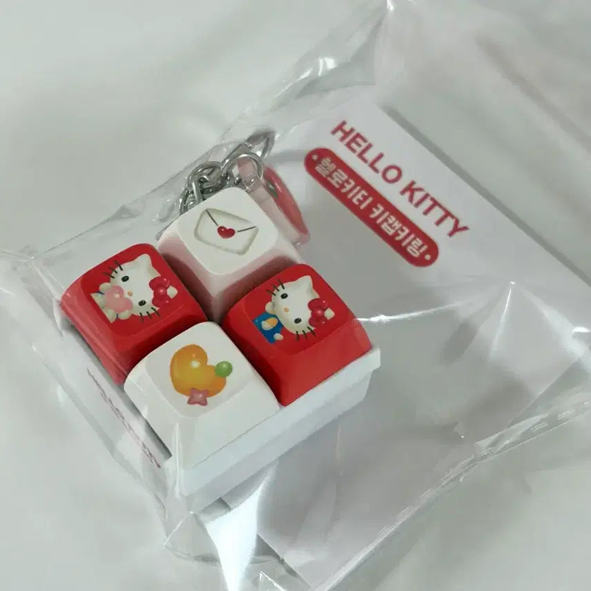 [BUNJANG] Hello Kitty Keycap Keychain / 헬로키티 키캡 키링 세븐일레븐