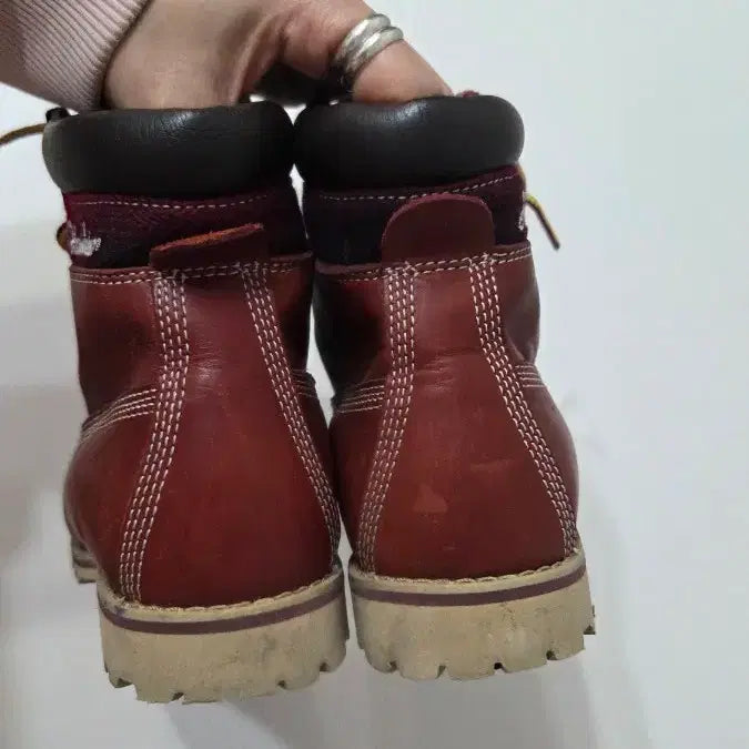 [BUNJANG] Timberland Burgundy Boots / 팀버랜드 워커 부츠 버건디