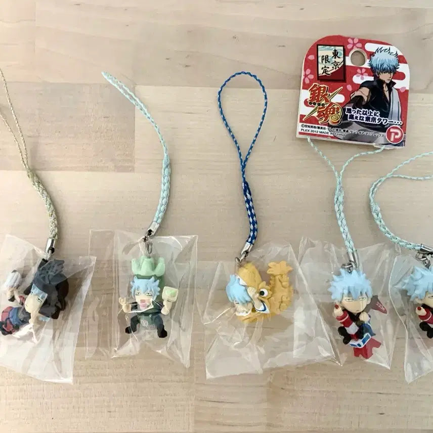 [BUNJANG] Gintama Regional Limited Strap Mascot Keyring / 은혼 지역한정 스트랩 마스코트 키링 미개봉