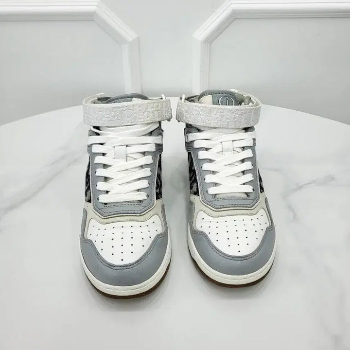 [BUNJANG] Dior B27 High-Top Velcro Sneakers / 디올 B27 하이탑 벨크로 스니커즈 36 3SH132ZIR