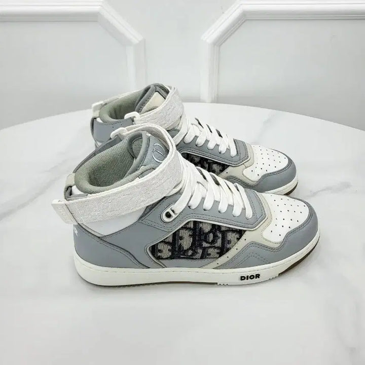 [BUNJANG] Dior B27 High-Top Velcro Sneakers / 디올 B27 하이탑 벨크로 스니커즈 36 3SH132ZIR