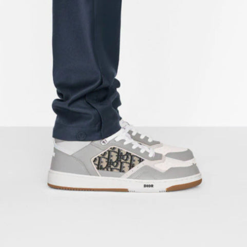 [BUNJANG] Dior B27 High-Top Velcro Sneakers / 디올 B27 하이탑 벨크로 스니커즈 36 3SH132ZIR