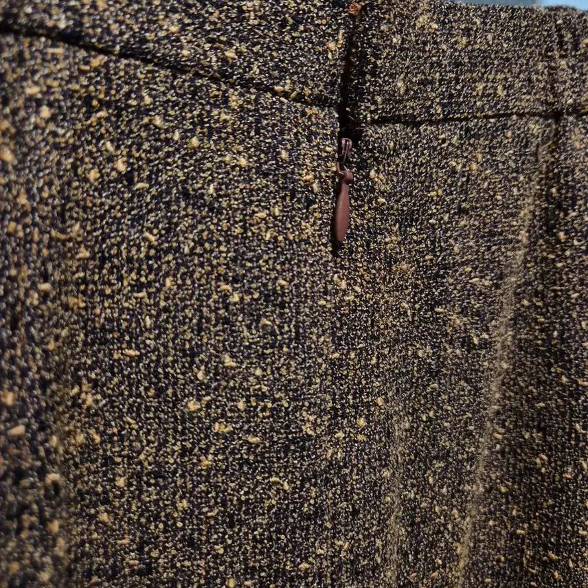 [BUNJANG] Vintage Tweed Skirt Suit Set / (세일)JPN일본빈티지 브라운 트위드 정장 스커트 셋업