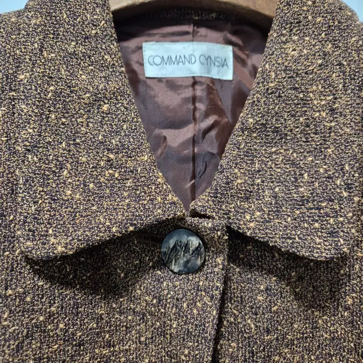 [BUNJANG] Vintage Tweed Skirt Suit Set / (세일)JPN일본빈티지 브라운 트위드 정장 스커트 셋업