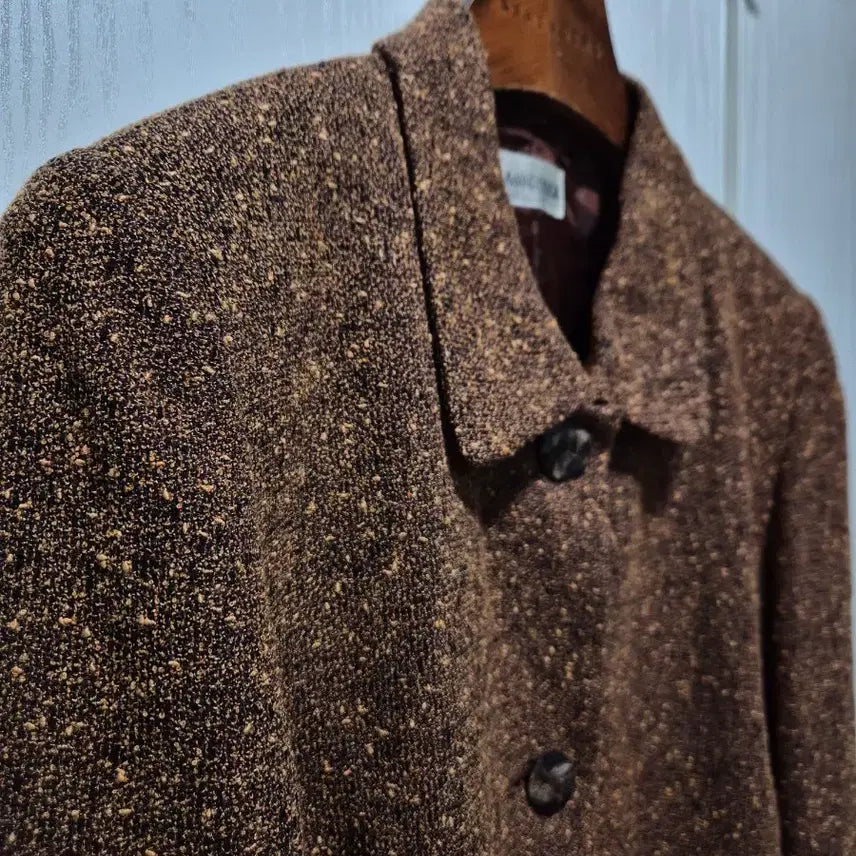 [BUNJANG] Vintage Tweed Skirt Suit Set / (세일)JPN일본빈티지 브라운 트위드 정장 스커트 셋업