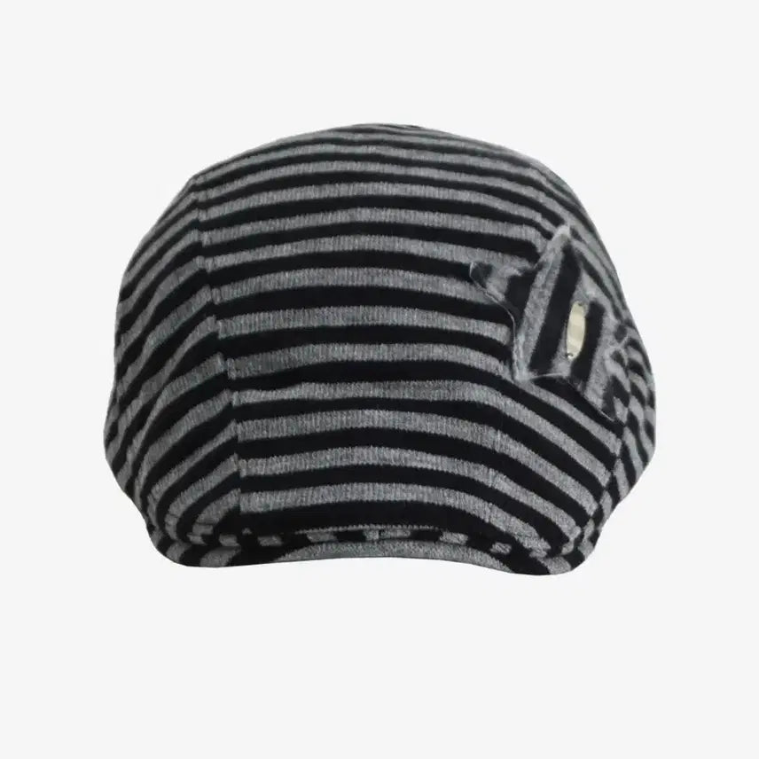 [BUNJANG] Hetit Y2K Striped Hunting Cap Black / Hetit 헤티 y2k 스트라이프 헌팅캡 블랙