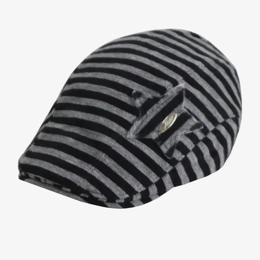 [BUNJANG] Hetit Y2K Striped Hunting Cap Black / Hetit 헤티 y2k 스트라이프 헌팅캡 블랙