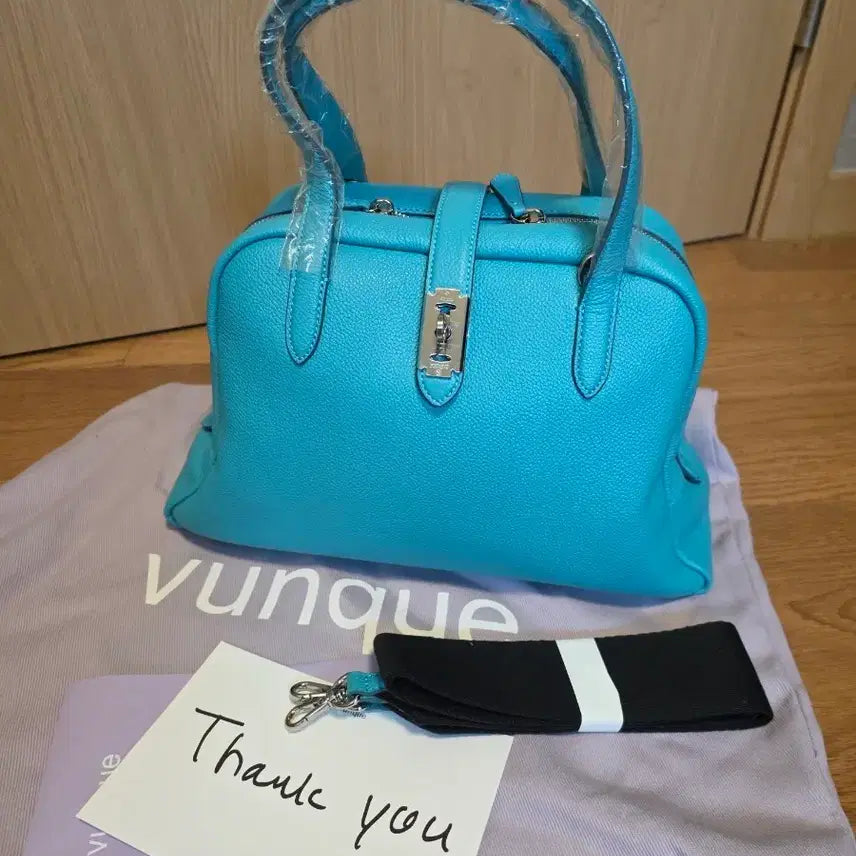 [BUNJANG] Vunque Talk Tote Medium Turkey Blue Bag / 분크 토크 토트 미디움 터키 블루 새상품