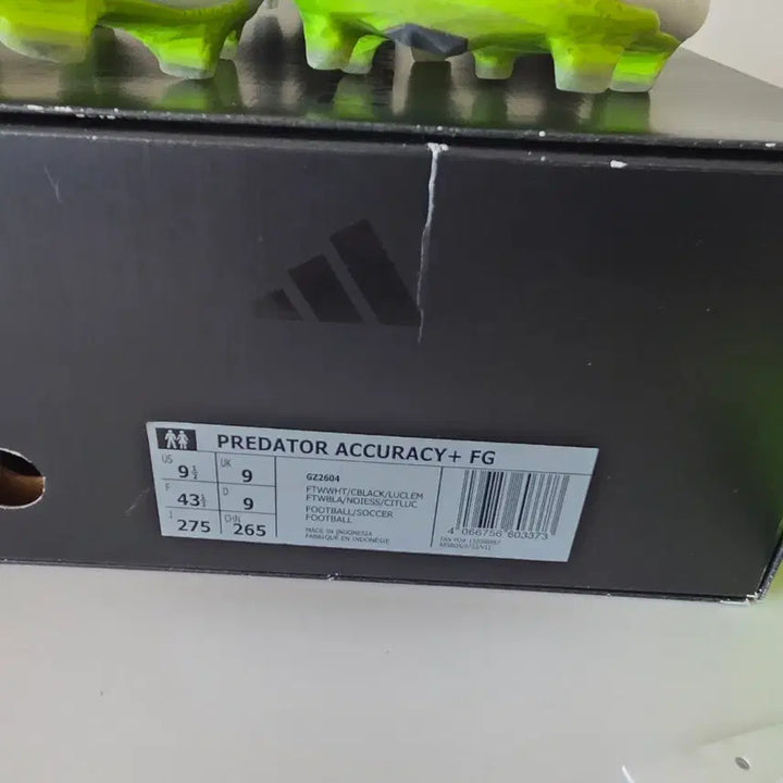 [BUNJANG] Predator Accuracy+ 275 Soccer Cleats Full Set / 프레데터 애큐러시+ 275 풀구성