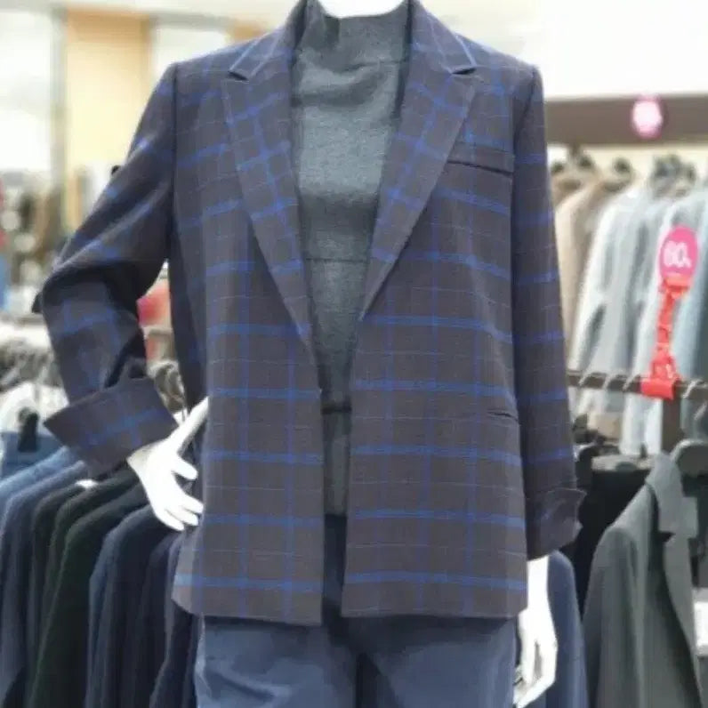 [BUNJANG] DECO Spring/Autumn Check Jacket / 데코(DECO) 봄가을 체크 자켓