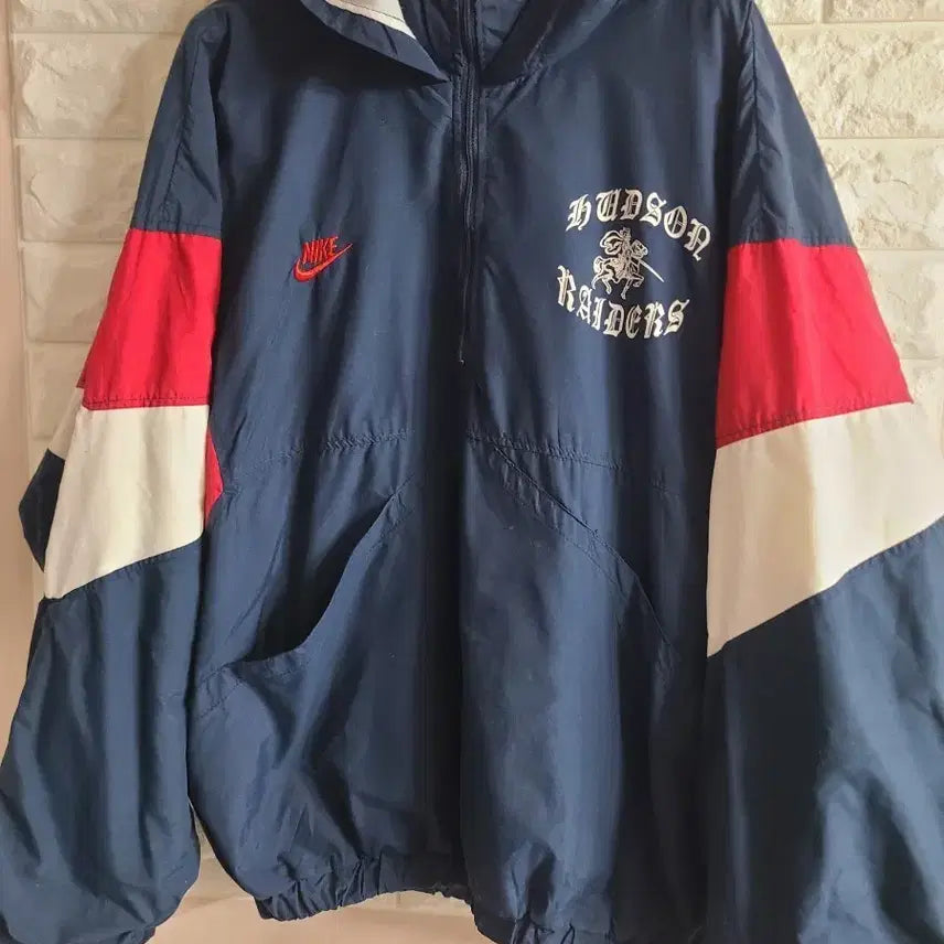 [BUNJANG] Nike 90s Old School Windbreaker / USA나이키 90s 올드스쿨 바람막이(100-105)