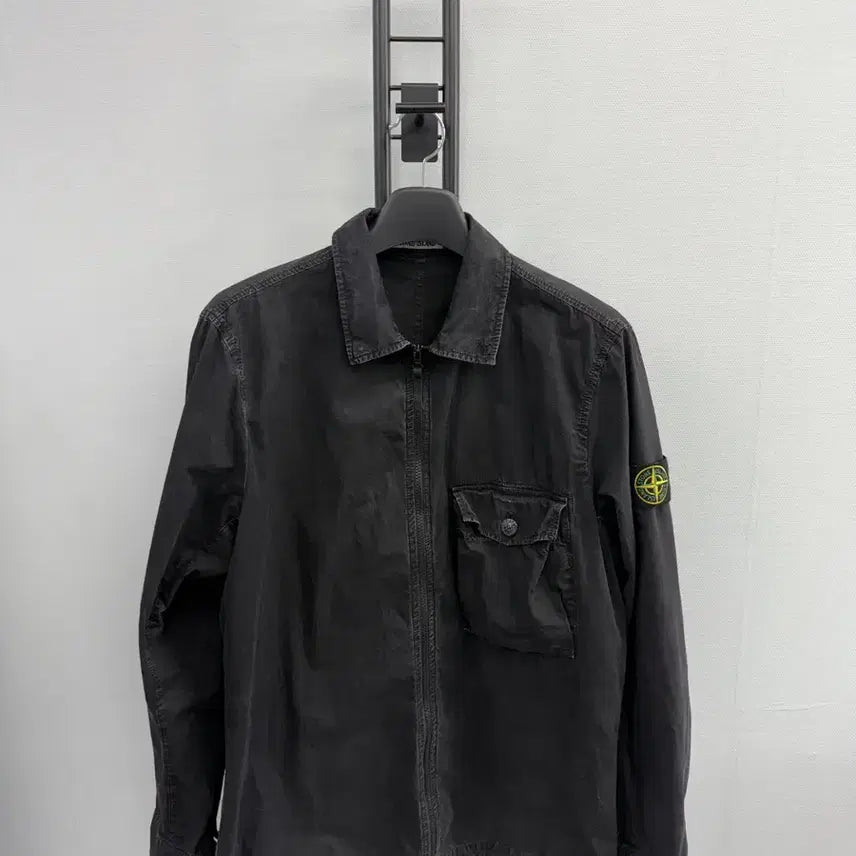 [BUNJANG] Stone Island Overshirt Jacket XL Black / [세븐럭셔리샵] (XL) 스톤아일랜드 오버셔츠 자켓