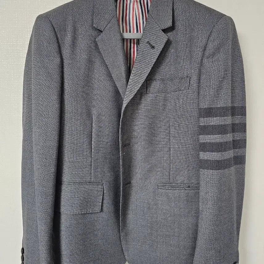 [BUNJANG] Thom Browne Gray Wool Jacket & Coat Set / 톰브라운 하이암홀 그레이 울 쟈켓+코트세트(1/백화점정품)