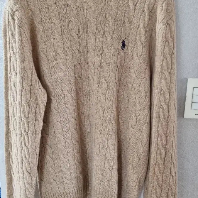 [BUNJANG] Ralph Lauren Cable Knit Wool Cashmere Sweater / 랄프로렌 니트 (케이블 니트 울 캐시미어 스웨터)