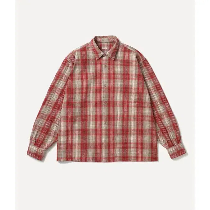 [BUNJANG] Apresse Silk Nep Check Shirt Red / 구매) [3 or 4] 26ss 아프레쎄 실크넵 체크셔츠 레드