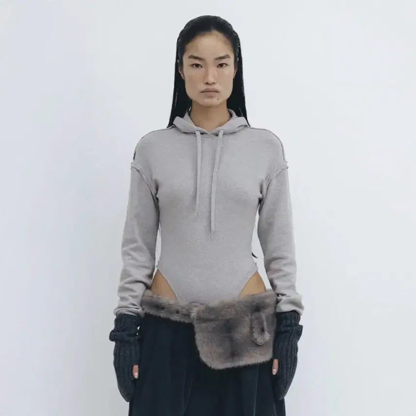 [BUNJANG] Open YY Hoodie Suit Grey S / 오픈와이와이 후디 수트 그레이 S