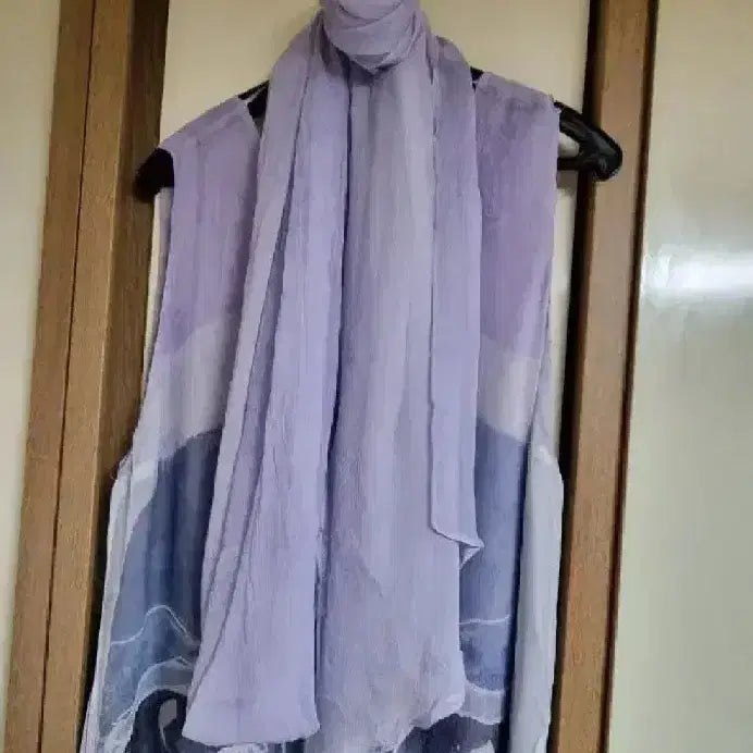 [BUNJANG] Zara Printed Fluid Dress - M / zara 자라 스카프 디테일 프린트 플루이드 원피스 - M