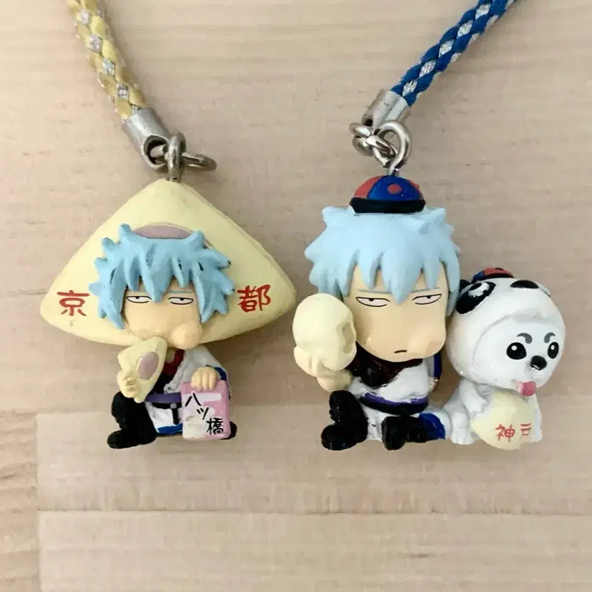 [BUNJANG] Gintama Gintoki Mascot Strap Keyring Bundle Set / 은혼 지역한정 긴토키 마스코트 스트랩 키링 일괄 세트
