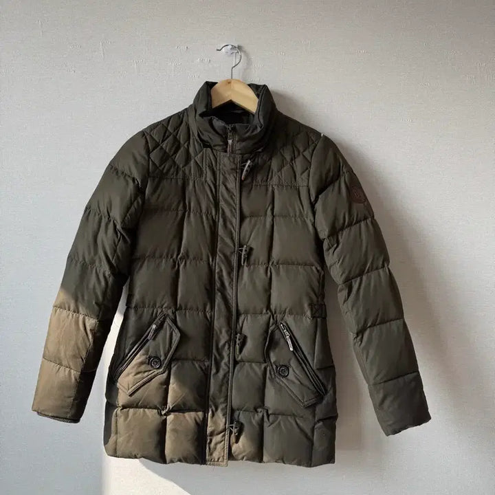 [BUNJANG] Lauren Ralph Lauren Olive Khaki Toggle Duck Down Padded Jacket / 로렌 랄프로렌 올리브카키 떡볶이 덕 다운 패딩 xxs (55 사이즈)