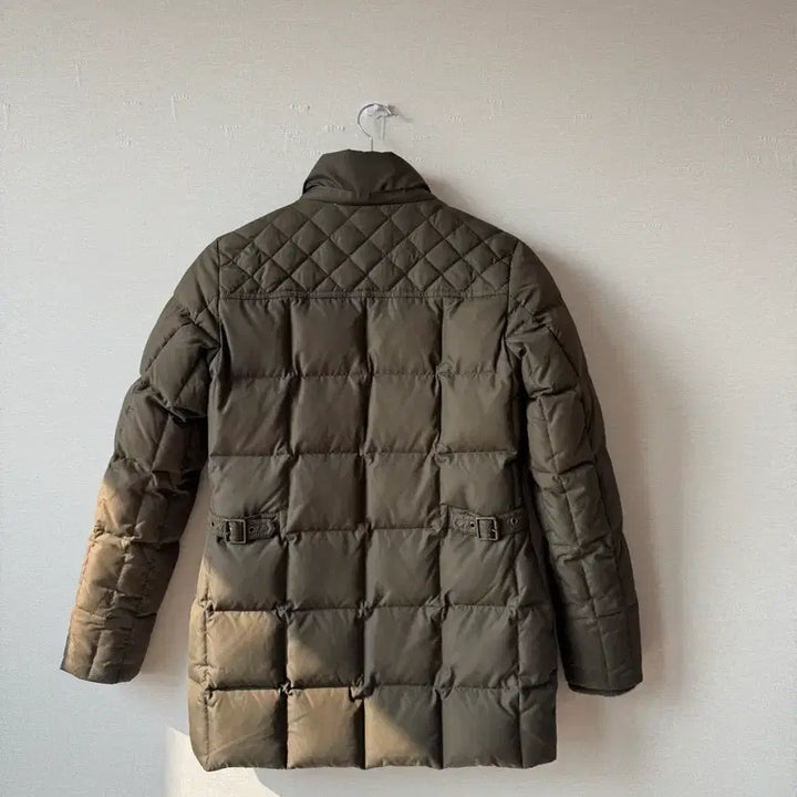 [BUNJANG] Lauren Ralph Lauren Olive Khaki Toggle Duck Down Padded Jacket / 로렌 랄프로렌 올리브카키 떡볶이 덕 다운 패딩 xxs (55 사이즈)