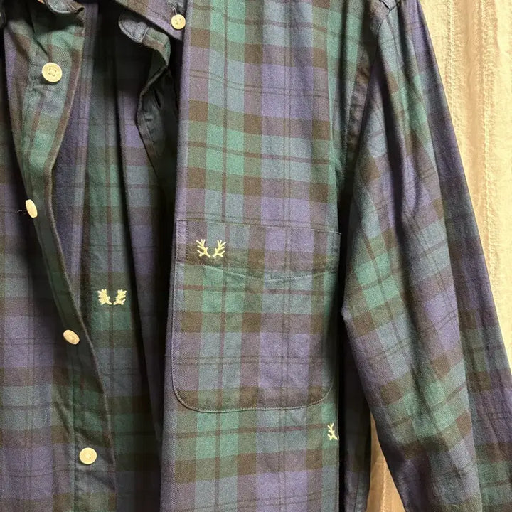 [BUNJANG] Brooks Brothers Blackwatch Check Shirt S Size / 브룩스 브라더스 블랙워치 체크 셔츠 s사이즈