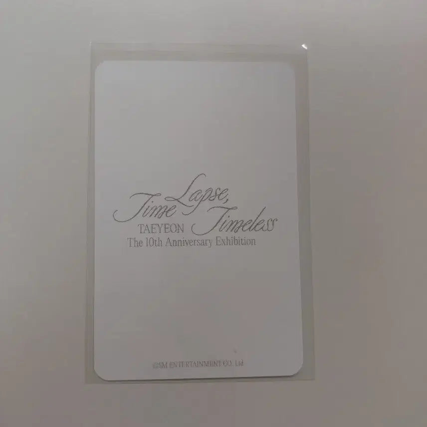 [SOLD OUT] 태연 10주년 전시회 특전 5만원 이상 구매 포카