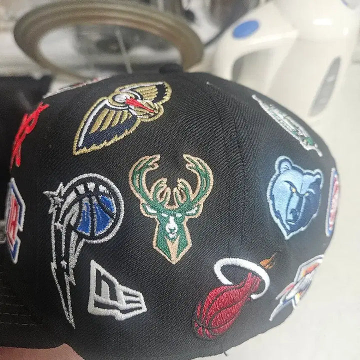 [BUNJANG] New Era NBA All-Star Embroidered Snapback Hat / 빅사이즈 뉴에라 NBA올스타자수 스냅백 모자