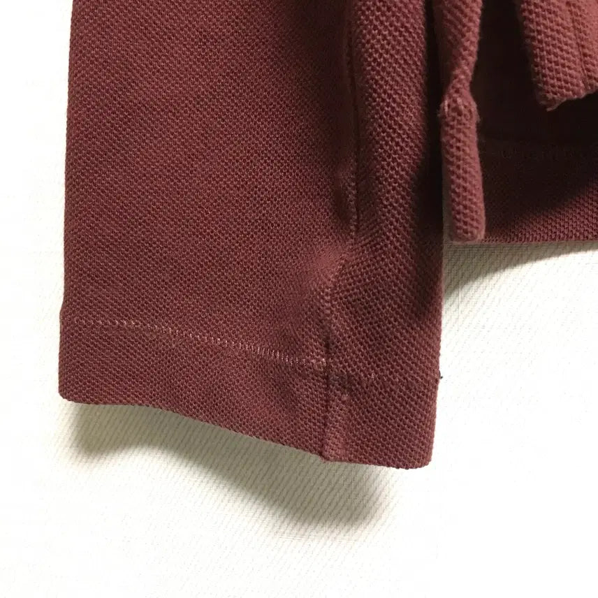 [SOLD OUT] 아크네 스튜디오 버건디 긴팔 폴로셔츠