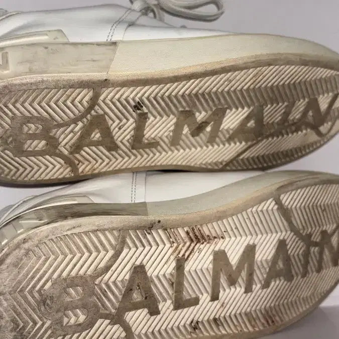 [BUNJANG] Balmain White Sneakers / 발망 화이트 스니커즈