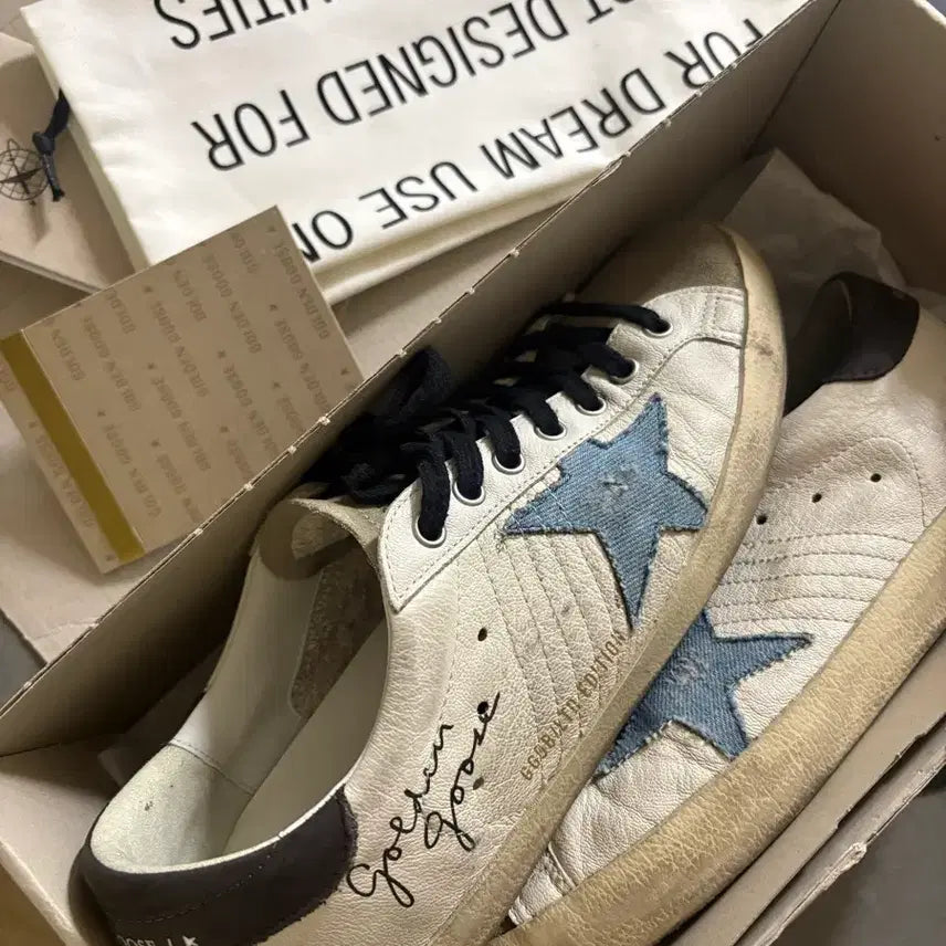 [BUNJANG] Golden Goose Blue Star Sneakers / 골든구스 블루스타
