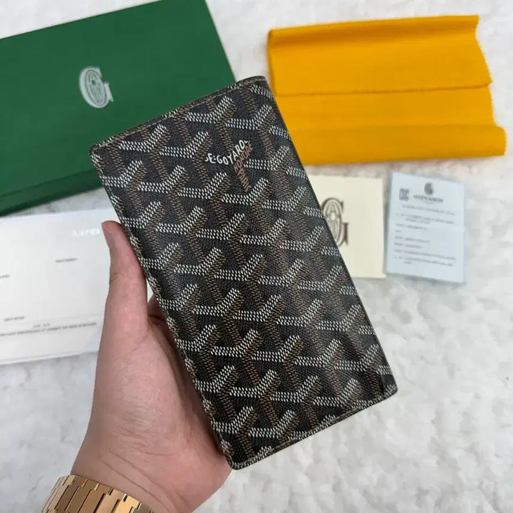 [BUNJANG] Goyard Lambert Saint-Lambert Long Wallet Black Tan / [세븐럭셔리샵] 고야드 램버트 생랑베르 장지갑