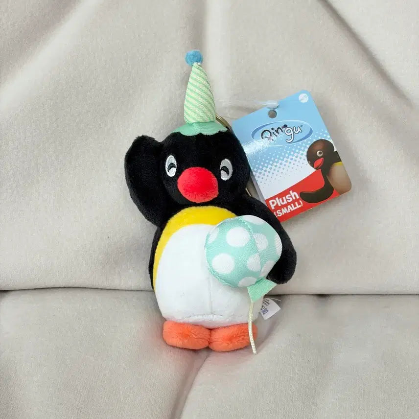 [BUNJANG] Party Pingu Plush Keyring / 파티 핑구 인형키링