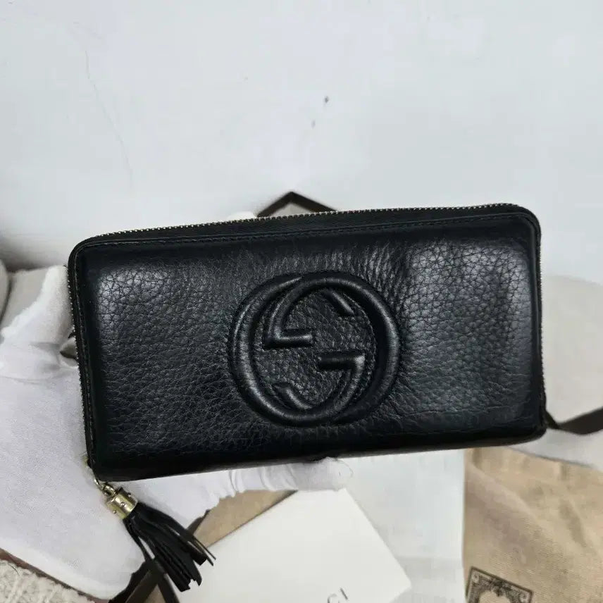 [BUNJANG] Gucci Soho Zip Around Long Wallet / [정품][A급] 구찌 소호 장지갑