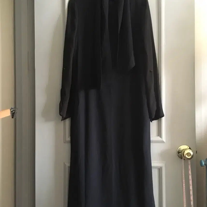 [BUNJANG] Time Maxi Scarf Long Dress / 타임 스카프 롱 맥시 원피스 82-94-160사이즈