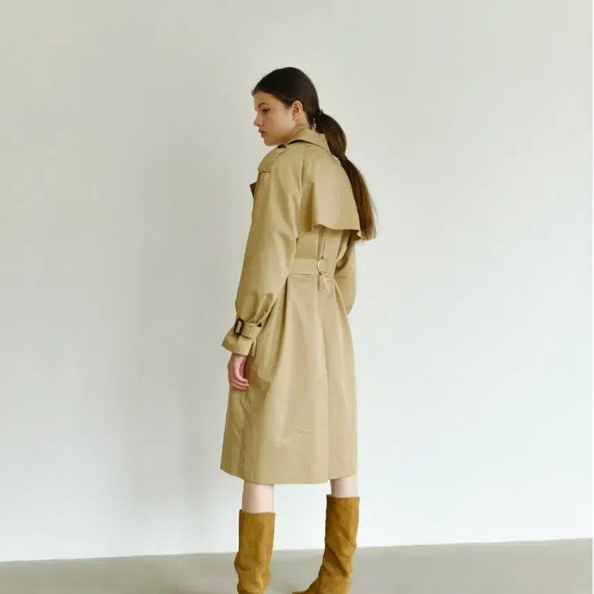 [BUNJANG] 1159 Studio Trench Coat (Beige) (S) / 1159스튜디오 링 트렌치코트 베이지 (S)
