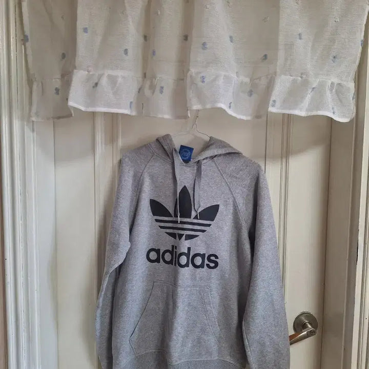 [BUNJANG] Adidas Gray Hoodie Size 95 / 아디다스  회색  상의 후드티  95