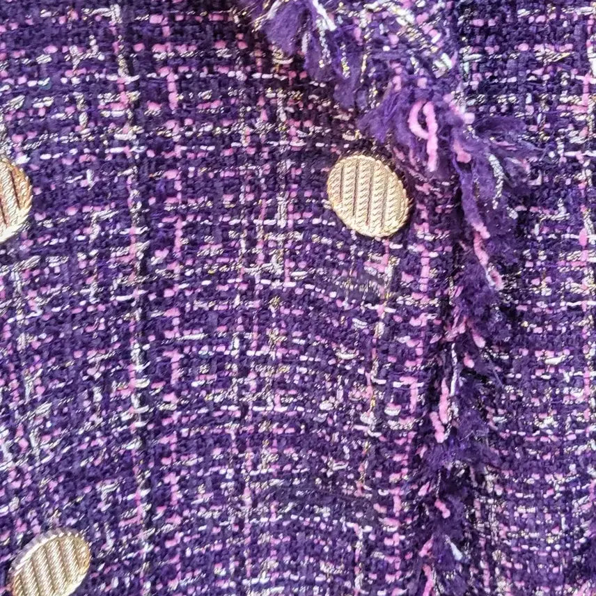 [BUNJANG] Paul & Joe Tweed Purple Jacket / 폴앤조 트위드 퍼플 자켓