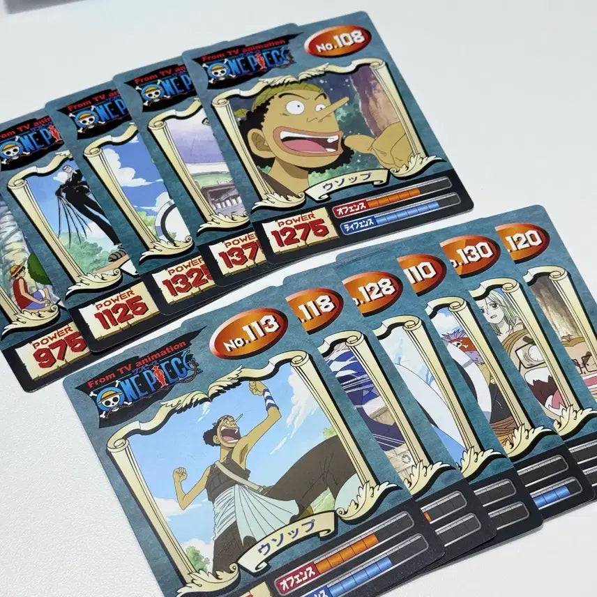 [BUNJANG] One Piece Retro Hologram Photocard Set / 13장 세트) 원피스 고전 카드 일본 공식 포카 홀로그램 레어 레트로