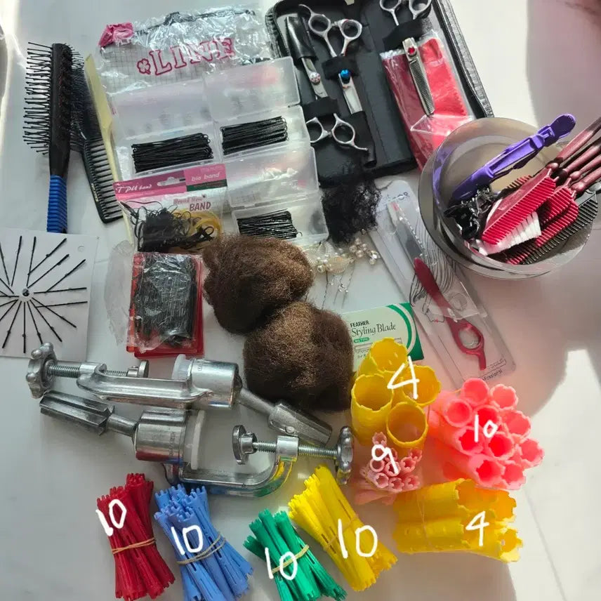 [BUNJANG] Hairdressing National Certificate Practical Materials / 미용 헤어 국가자격증 실기 재료