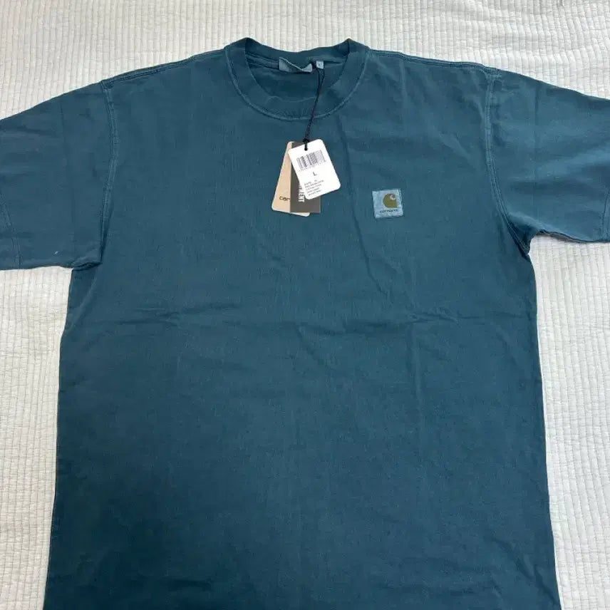 [BUNJANG] Carhartt Pocket T-Shirt (Navy, L, Sealed) / 칼하트 포켓 반팔 티셔츠 네이비 L 택포함 새상품