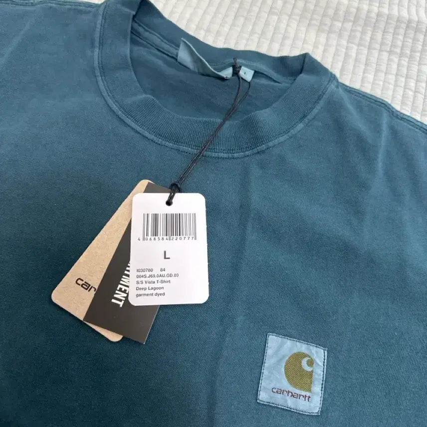 [BUNJANG] Carhartt Pocket T-Shirt Navy L / 칼하트 포켓 반팔 티셔츠 네이비 L 택포함 새상품