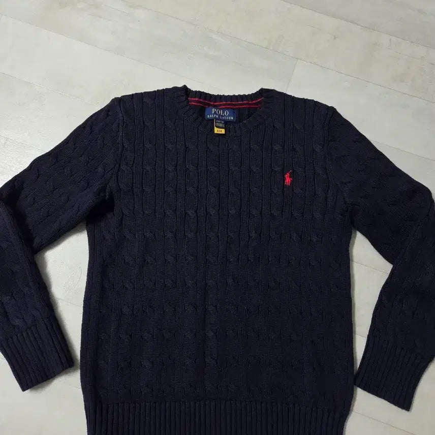 [BUNJANG] Sweater Navy Color / 폴로케이블 스위터 네이비컬러 상태 S