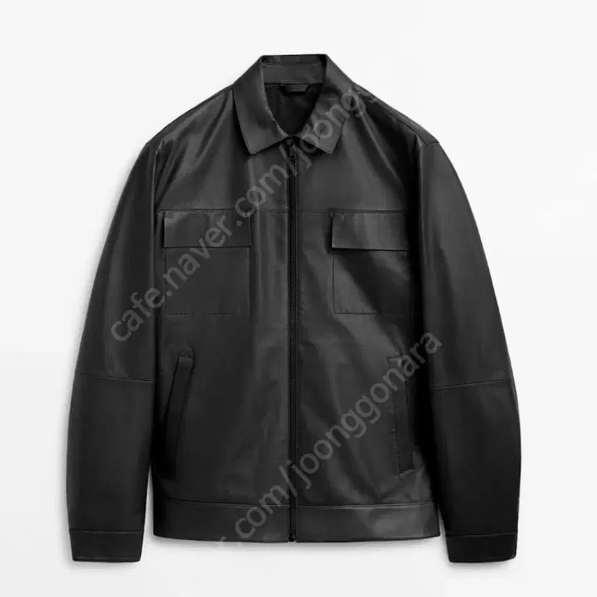 [BUNJANG] Massimo Dutti Lambskin Leather Jacket / 마시모두띠 양가죽자켓
