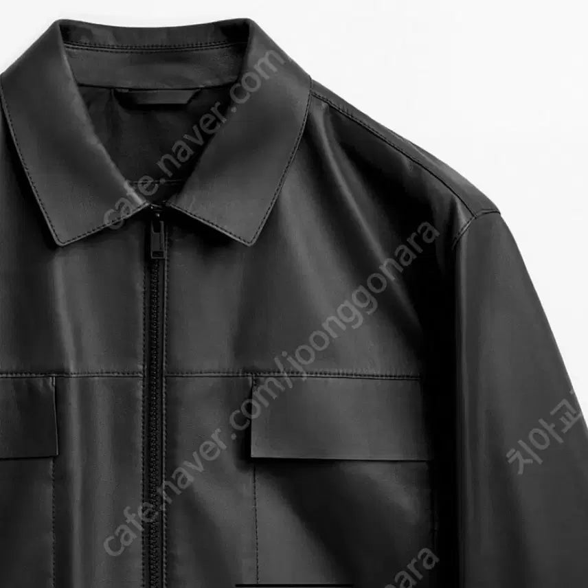 [BUNJANG] Massimo Dutti Lambskin Leather Jacket / 마시모두띠 양가죽자켓