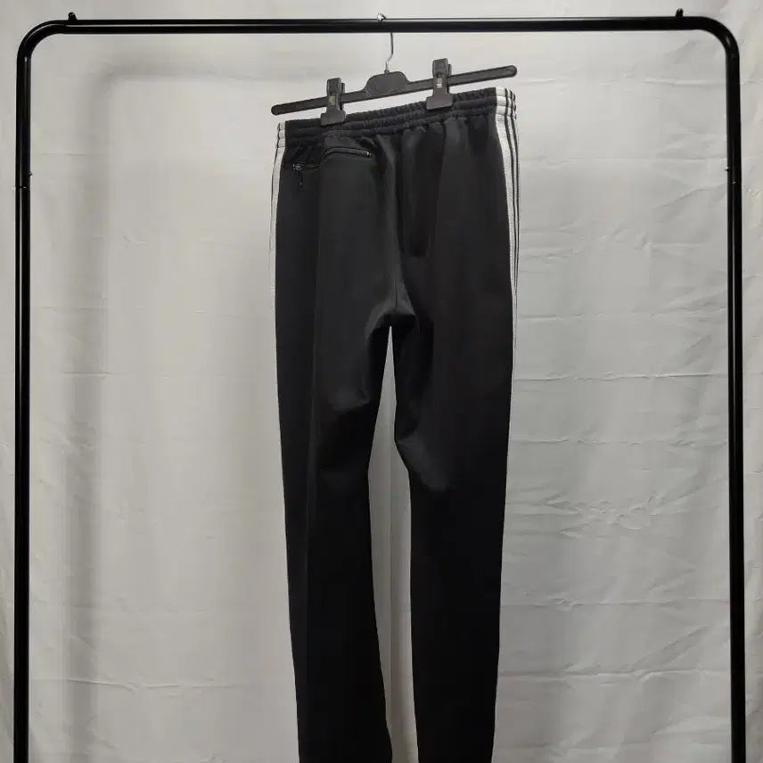 [BUNJANG] Needles Track Pants Narrow Fit Black and White / 니들스 트랙팬츠 네로우핏 검흰 s사이즈