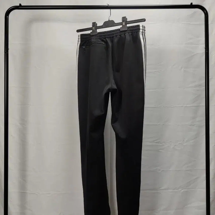 [BUNJANG] Needles Track Pants Narrow Fit Black and White / 니들스 트랙팬츠 네로우핏 검흰 s사이즈