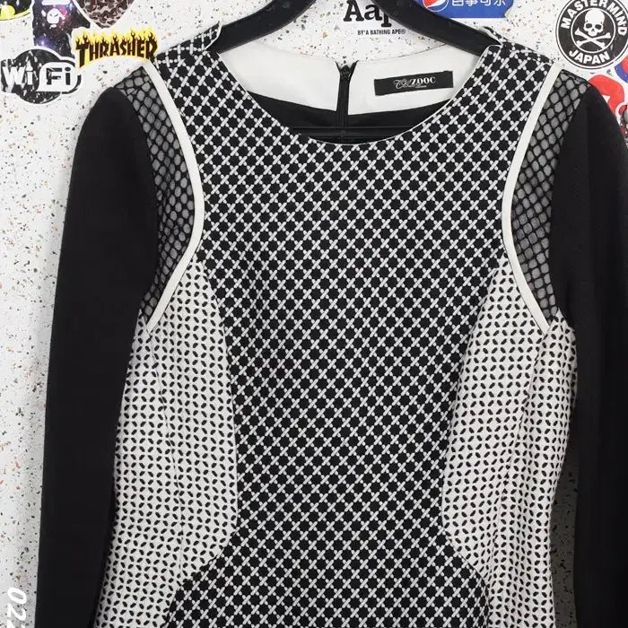 [BUNJANG] Jook Color Block Formal Dress / 여성66/ 주크 배색 정장 원피스 하객룩 BK 2-4