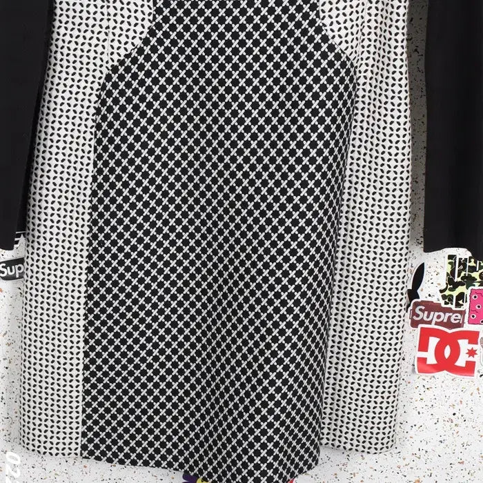 [BUNJANG] Jook Color Block Formal Dress / 여성66/ 주크 배색 정장 원피스 하객룩 BK 2-4