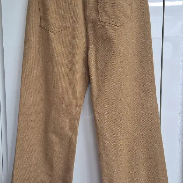 [BUNJANG] LIST Wide Camel Pants (New) / LIST 와이드 카멜색상 팬츠(새상품)